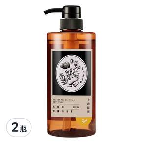 tsaio 上山採藥 烏龍茶修護沐浴露, 600ml, 2瓶