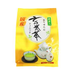 藤二 玄米綠茶茶包, 5g, 48包, 1袋