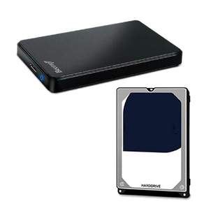 Beezap USB 3.0外接式硬碟, BZ33, 500GB, 黑色