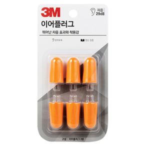 3M 耳塞補充包, 6入, 3組