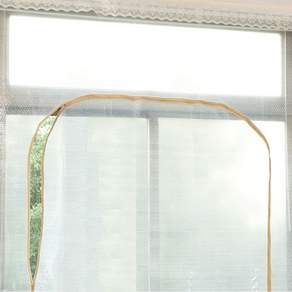 拉鍊式窗戶絕緣塑膠布, 1個