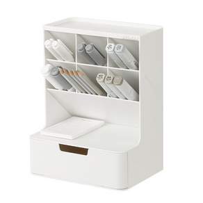 Litem 桌上型文具收納櫃, 白色, 1個