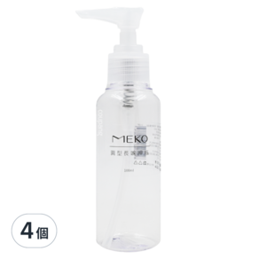 MEKO 圓形長嘴押瓶 100ml, 4個