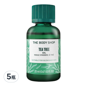 THE BODY SHOP 美體小舖 國際航空版 茶樹精油, 20ml, 5瓶