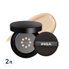 INGA Tattoo氣墊粉餅 15g, 2個, 22N Neutral Beige