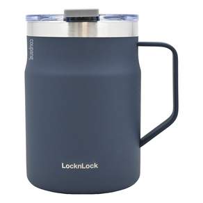LocknLock 樂扣樂扣 都會馬克咖啡杯 475ml, 海軍藍色, 1個