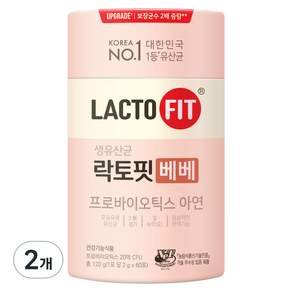 鍾根堂 LACTO-FIT益生菌粉隨身包 60入裝, 120g, 2罐