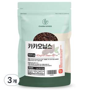 Chamgoods 可可粒, 500g, 3個