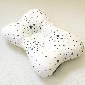 DALKOMBABY Air Mesh防扁頭枕, 白色星星款, 1個