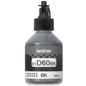 BROTHER 印表機補充墨水 BTD60, 黑色的, 1個
