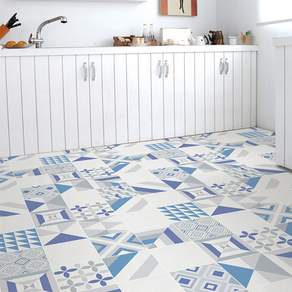 sheetnara 地板, 地中海藍瓷磚(SF-015-250)