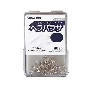 CHALLION 魚鉤 CBOX-HBS 銀色 80入, 1組