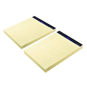 標準 Paperwrap 1500 Legal Pad A4 40 張, 黃色, 10片