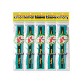 kimony 羽球拍軟綁帶 KGT118 5入, 綠色(TG), 1組