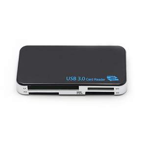 Nex1 一體式 USB 3.0 多功能讀卡器, sy-180K, 黑色的