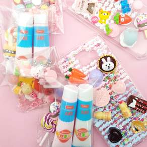 Decoden Cream Parts 奶油膠手機殼裝飾組 混色 2套