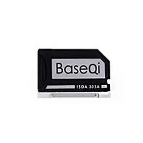 BaseQi Macbook Micro SD卡轉接卡, iSDA-303A, 混色