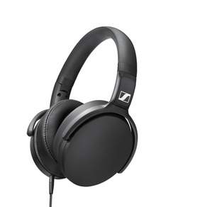 SENNHEISER 可折疊頭戴式耳機, 黑色的, HD400S