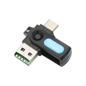 Coms USB 3.1 Type C 讀卡器, IF244, 隨機發貨