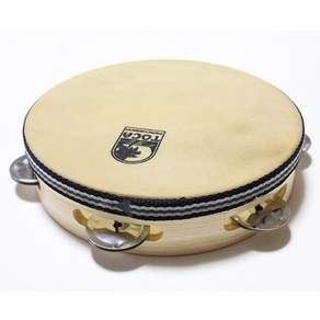 TOCA Players Single Jingle Tambourine T1075H 19cm, 混色