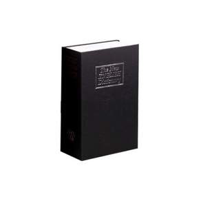 J&K Booksafe 鑰匙式圖書保險箱, 黑色的