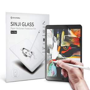Sinjimoru iPad類紙膜螢幕保護貼, 單色