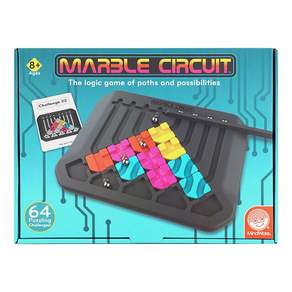 MindWare Ibu Marble Circuit 單人迷宮棋盤遊戲 8+, 混色
