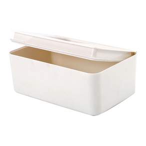 濕紙巾盒, 白色的, 1個