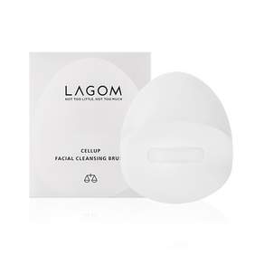 LAGOM 矽膠去角質洗臉刷, 單色, 1個