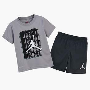 NIKE Jordan DF兒童休閒短袖套裝 L號 NPM11QST90