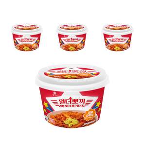 Samsiokki Wonder Pokki Spicy Rabokki Cup Tteokbokki, 4入, 175g