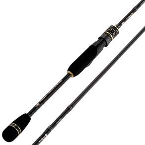 Abu Garcia Titan 3 Full Change Bass Fishing Rod Spinning Rod S612UL, 黑色+金色