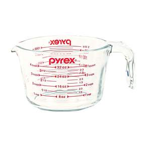 Pyrex Corel 原裝耐熱玻璃量杯, 1入