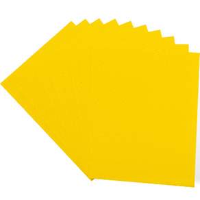Dasababa 彩色沙畫紙 8k, 10個, 黃色