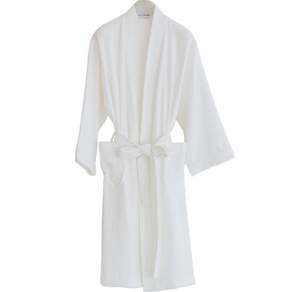 Guy Laroche 飯店專用長袖浴袍 M號, 白色的, 1個