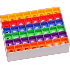 台球彩虹粉筆盒 144p, 混合顏色