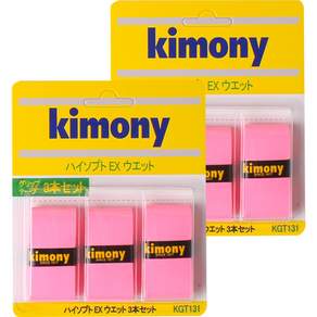 Kimony Highsoft EX系列羽球拍握把布 6入組, 粉色(KGT131), 1組