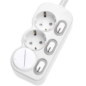 Eco Power Tap LED 獨立節能多頭 3 腳 EPM-L203, 2m, 單色, 1個