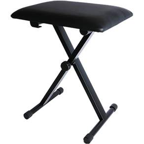 Toygate 4級高度可調多功能便攜式折疊樂器椅, 黑色