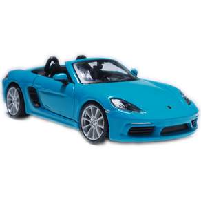 Brago 1:24 保時捷 718 Boxster 汽車壓鑄, 藍色