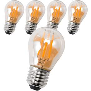 Elfoss 愛迪生英寸 LED 燈 3W G45, 黃光色, 5個