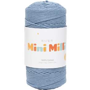 Yana 迷你 Milli 針織紗 250 克, 720淺靛藍