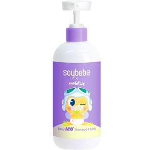Soybebe Shinbi Apartment 嬰兒洗髮精和沐浴露, 470ml, 1個