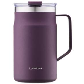 LocknLock 樂扣樂扣 都會馬克咖啡杯 475ml, City Night Purple, 1個
