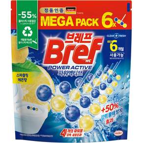 Bref 妙力 Power Active 起泡檸檬味, 1個, 300g