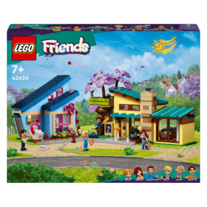 LEGO 樂高 Friends系列歐利的家和佩斯莉的家 42620, 混色