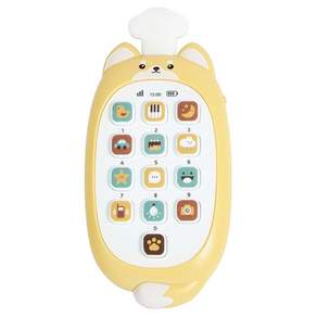 GGUMBI 玩具嬰兒旋律玩具鈕扣智慧型手機, 小狗
