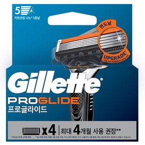 Gillette 吉列 2024 Proglide手動刮鬍刀片, 4入, 1個