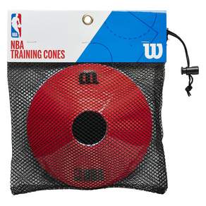 Wilson NBA 訓練錐 10 件套 WTBA9000NBA, 紅色、白色、薄荷色