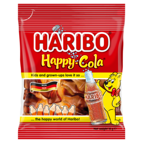 HARIBO 哈瑞寶 快樂可樂風味Q軟糖, 15g, 16包